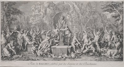 Dört Festival: Bacchus Festivali by Claude Gillot