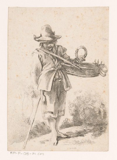 Bir manzara içinde genç fırıncı by Claude Henri Watelet