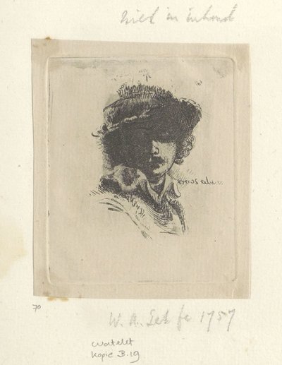 Zelfportret, Saskia
