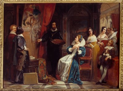 Fransa Kraliçesi Marie de Medicis (1573-1642), ressam Pierre Paul (Pierre-Paul) Rubens