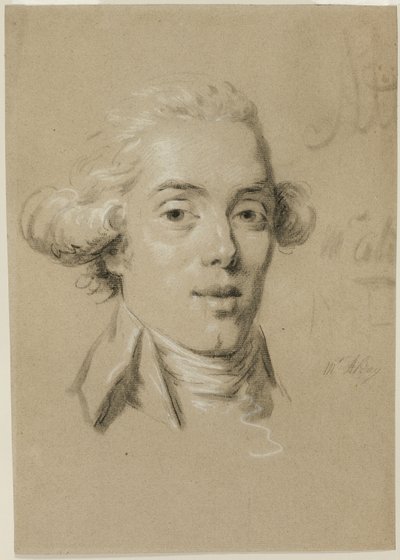 Genç Bir Adamın Portresi by Claude Jean Baptiste Hoin