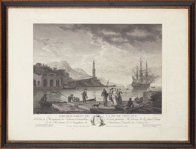 Fransız çelik gravürleri by Claude Joseph (after) Vernet