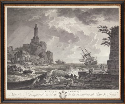 Fransız çelik gravürleri by Claude Joseph (after) Vernet