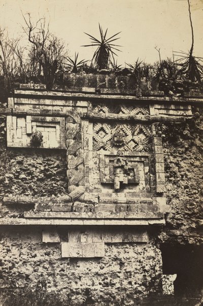 Manastır, Uxmal by Claude Joseph Désiré Charnay
