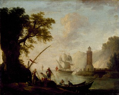 Akdeniz Sahil Manzarası, tarih yok by Claude Joseph Vernet