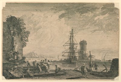 Limanda (İtalyan Limanı) by Claude Joseph Vernet