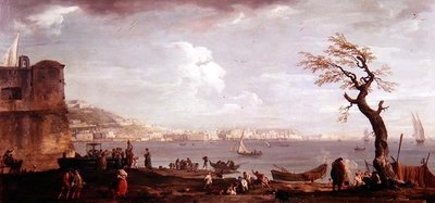 Güneyden Napoli Körfezi by Claude Joseph Vernet