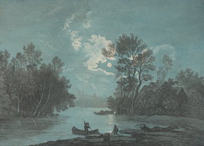 Ayışığından Balıkçılar, yak. 1750-1800. by Claude Joseph Vernet