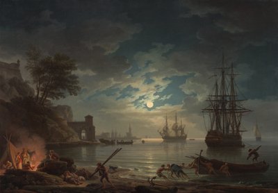 Ay Işığı by Claude Joseph Vernet