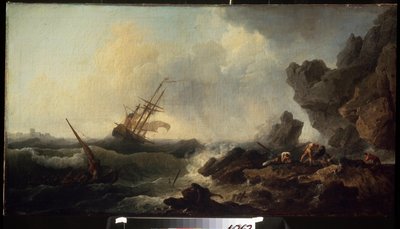 Denizde fırtına. Claude Joseph Vernet