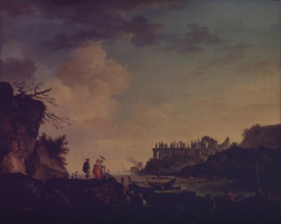 Bir Nehrin Ağzına Yakın Harabeler, 1748 by Claude Joseph Vernet