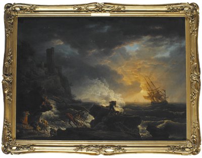 gemi enkazı by Claude Joseph Vernet