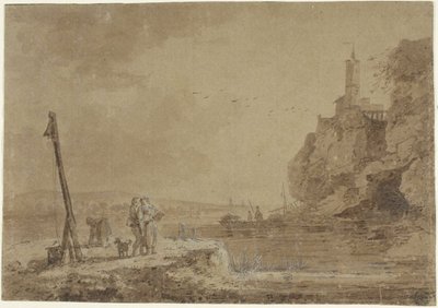 Uçurumların Altındaki Küçük Liman by Claude Joseph Vernet