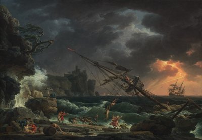 Gemi Enkazı, 1772. by Claude Joseph Vernet