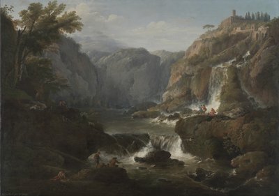 Tivoli'deki Şelaleler, 1737 by Claude Joseph Vernet