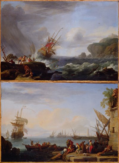 Bilinmeyen resim by Claude Joseph Vernet