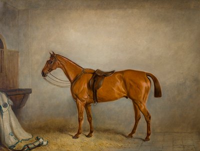 Ahırda At Gezegeni, 1866 dolayları (tuval üzerine yağlı boya) by Claude L. Ferneley