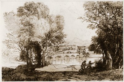 Bir İtalyan manzarası, 1913. by Claude Lorrain
