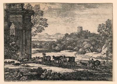 Sığır Fırtınada Eve Sürüldü by Claude Lorrain