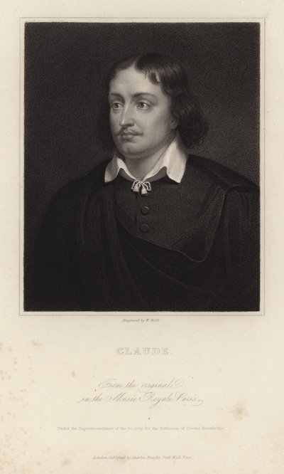 Claude Lorrain, Barok döneminin Fransız ressamı. William Holl tarafından oyulmuş by Claude Lorrain