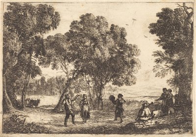 Ağaçların Altında Dans by Claude Lorrain