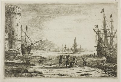 Büyük Kuleli Liman by Claude Lorrain