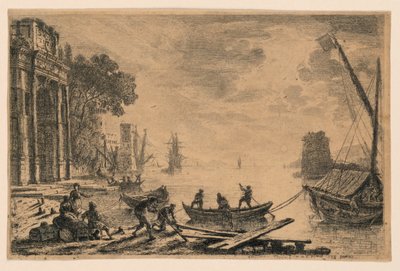 liman sahnesi by Claude Lorrain