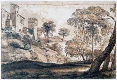 Geyik avı, 17. yüzyılın ortaları by Claude Lorrain