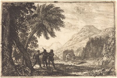 Eşkıyalarla Manzara by Claude Lorrain