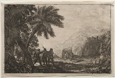 Eşkıyalarla Manzara by Claude Lorrain