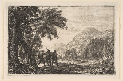 Eşkıyalarla Manzara, 1633. by Claude Lorrain