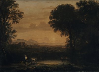 Tobias ve Melek ile Manzara, 1663 by Claude Lorrain