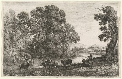 Çoban (Le bouvier) by Claude Lorrain