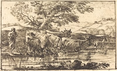 Sulama Yerindeki Sürü by Claude Lorrain