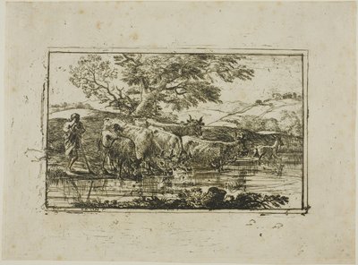 Sulama Yerindeki Sürü by Claude Lorrain