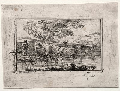 Sulama Yerindeki Sürü by Claude Lorrain