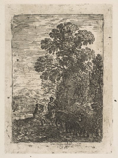 Çoban ve Çoban, yak. 1630. by Claude Lorrain