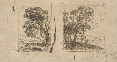 İki Manzara, ca. 1630. by Claude Lorrain