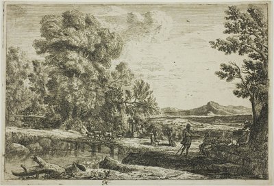 Ahşap Köprü (Rebecca ve Eliezer) by Claude Lorrain