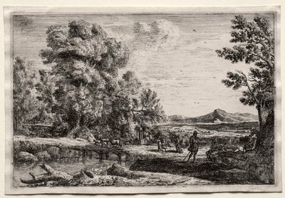 Ahşap Köprü. by Claude Lorrain