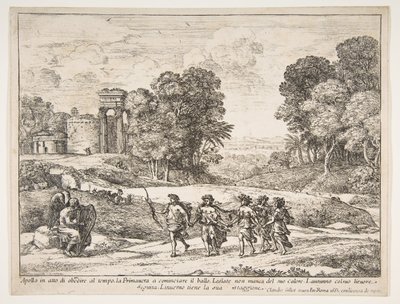 Zaman, Apollo ve Mevsimler, 1662. by Claude Lorrain