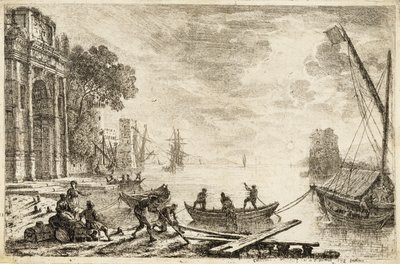 Güneşin Yükseldiği Liman Manzarası, 1634 by Claude Lorrain