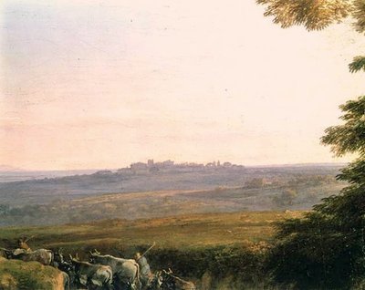 Çobanlarla Peyzaj (detay) by Claude Lorrain