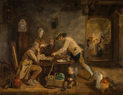 Taslak Oyuncular, 1844 by Claude Lorraine R.W Nursey
