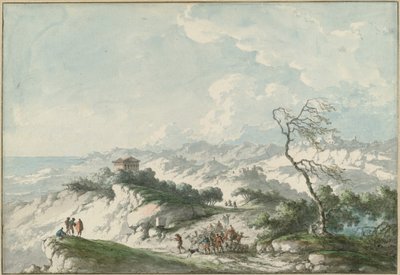 Agrigento Kırsalının İkinci Görünümü by Claude Louis Chatelet