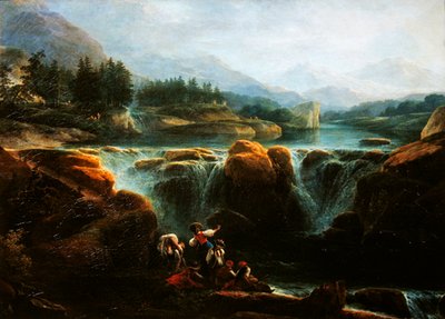 ಸ್ವಿಸ್ ಲ್ಯಾಂಡ್‌ಸ್ಕೇಪ್, c.1790-94 ಟರ್ಕ್ by Claude Louis Chatelet