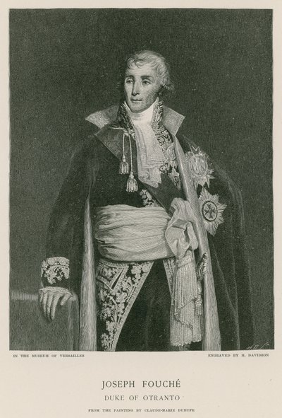 Joseph Fouche, Otranto Dükü by Claude Marie Dubufe