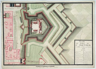 Saint-Sauveur Kalesi, Lille, 1728