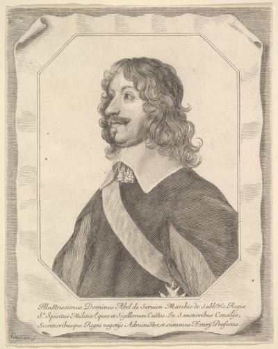 Abel Servien. by Claude Mellan