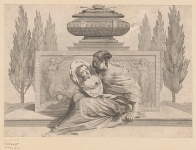 Avusturya Anna Alegori by Claude Mellan